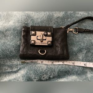 Juicy Couture black wristlet